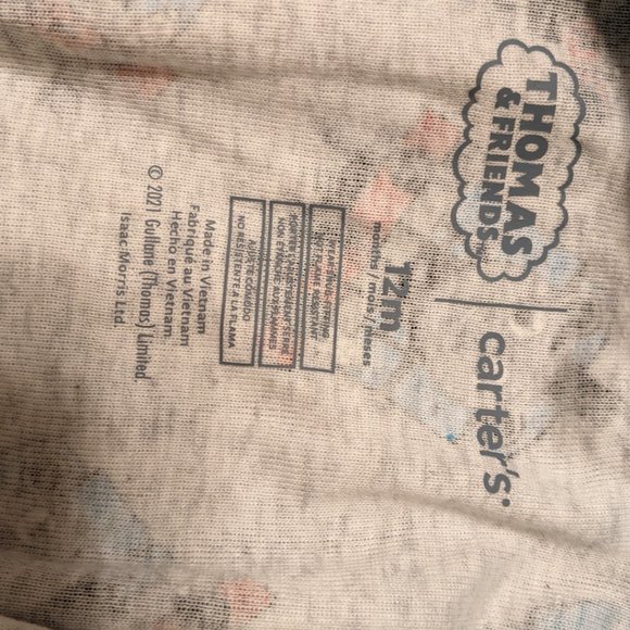 NWT Thomas and Friends Footie Pajamas, Carter's - Picture 2 of 3